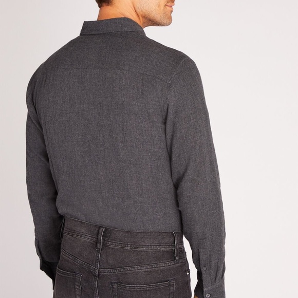 Lightweight Doubleface Long Sleeve Shirt - Brand New - NEVER WORN - Charcoal - Picture 2 of 5